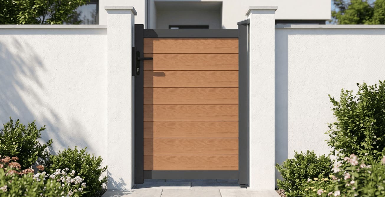 Composiet tuinpoort