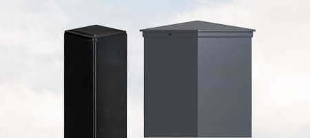 Paaltje voor poort en tuinpoort